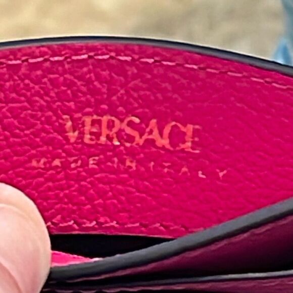 Versace Authentic Leather Medusa Card Holder - Picture 7 of 10